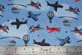 Dig Multi Airplanes - 44/45" - 100% Cotton