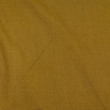 Square swatch Solid Broadcloth fabric in shade brass (pale burnt mustard)