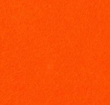 Orange swatch of acrylic felt