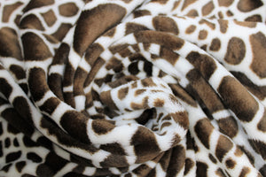 Group swatch assorted animal print fleece in various styles