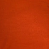 Square swatch Solid Broadcloth fabric in shade orange (deep orange/red)