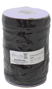 Group photo 25m spools of 1/2" (12mm) wide elastic in various colours