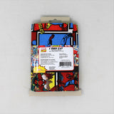 Amazing Spiderman Squares 1yd precut fabric in packaging (back)