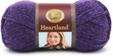Ball of Lion Brand Heartland in colourway Hot Springs (heathered indigo)