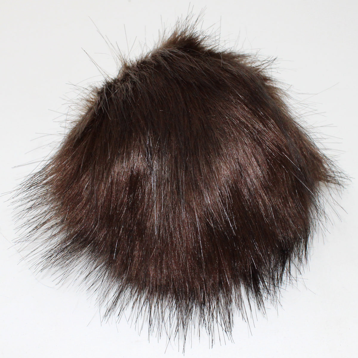 Faux Fox (Long Hair) Pom Pom with Snap - 13cm - Lizzy Ann – Len's Mill