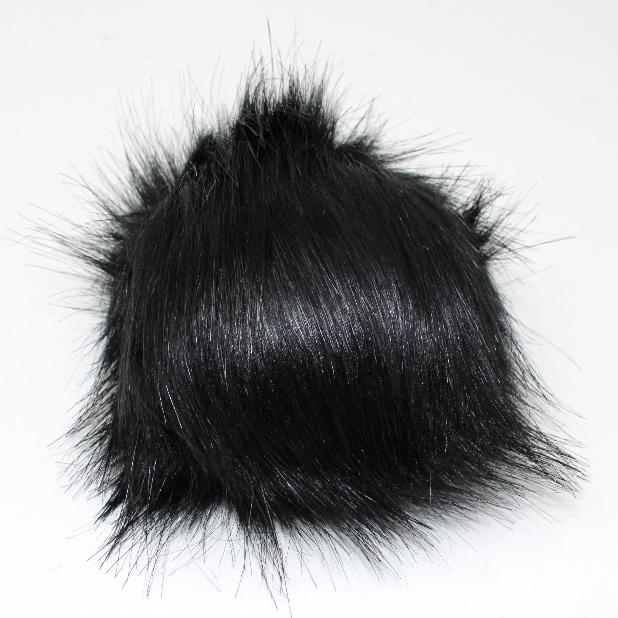 Faux Fox (Long Hair) Pom Pom with Snap - 13cm - Lizzy Ann – Len's Mill