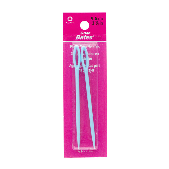 Pack of 2 plastic yarn needles size 3.75