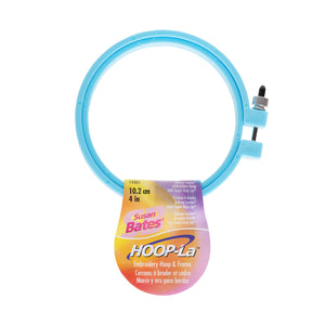 Embroidery hoop with super-grip-lip size 4"