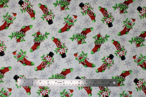 Group swatch All That Glitters is Snow themed fabrics in various styles/colours