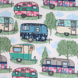 Campers - 45" - 100% Cotton Flannel (Suzi Group)