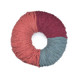 Blanket O'Go yarn ball in colourway Winter Berry (peach pink, magenta, pale blue grey sections)