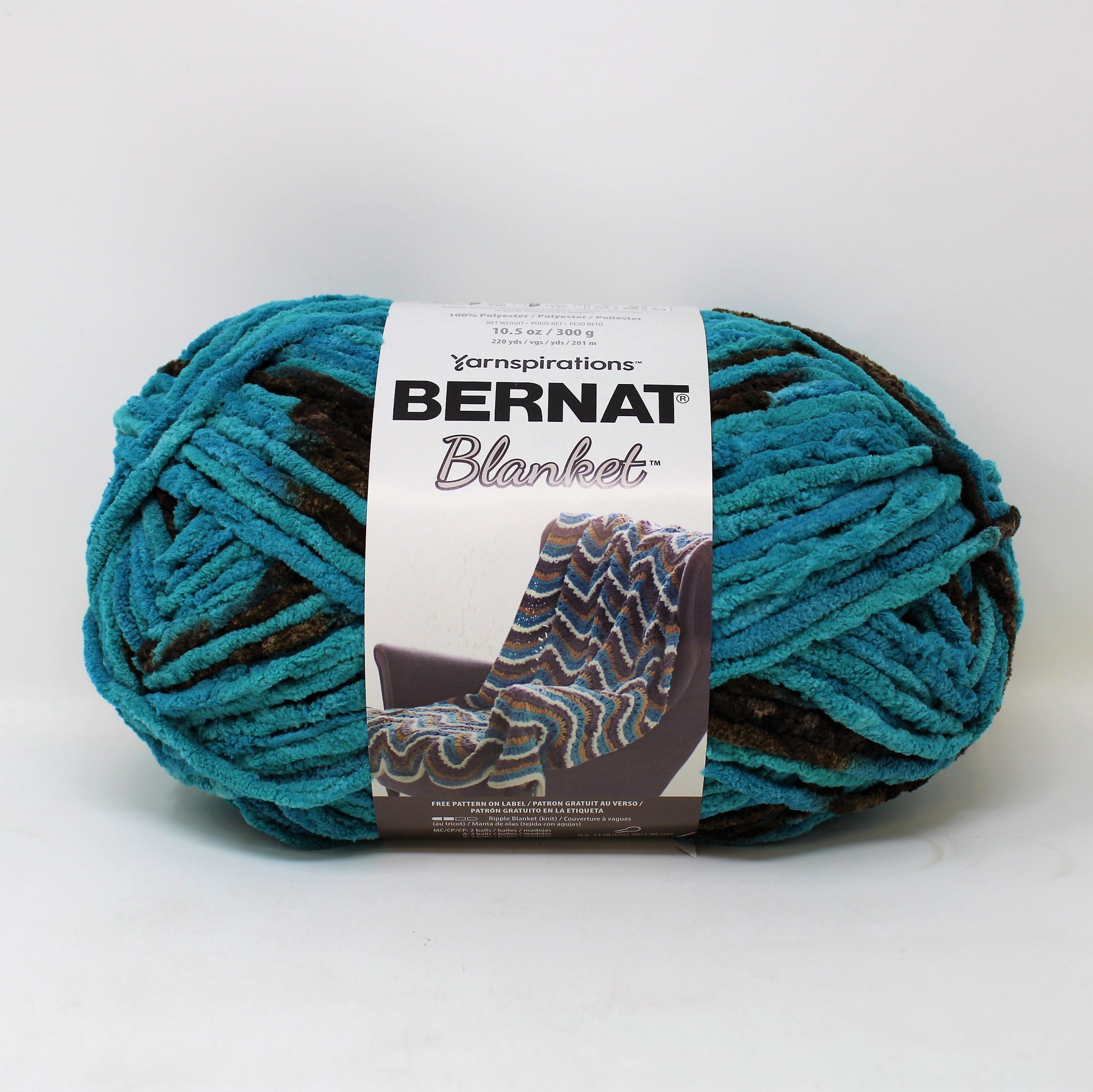 Teal bernat blanket yarn sale