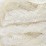 Bernat Velvet Plus yarn swatch in shade Cream