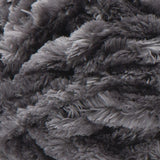 Bernat Velvet Plus yarn swatch in shade Vapor Gray (medium grey)