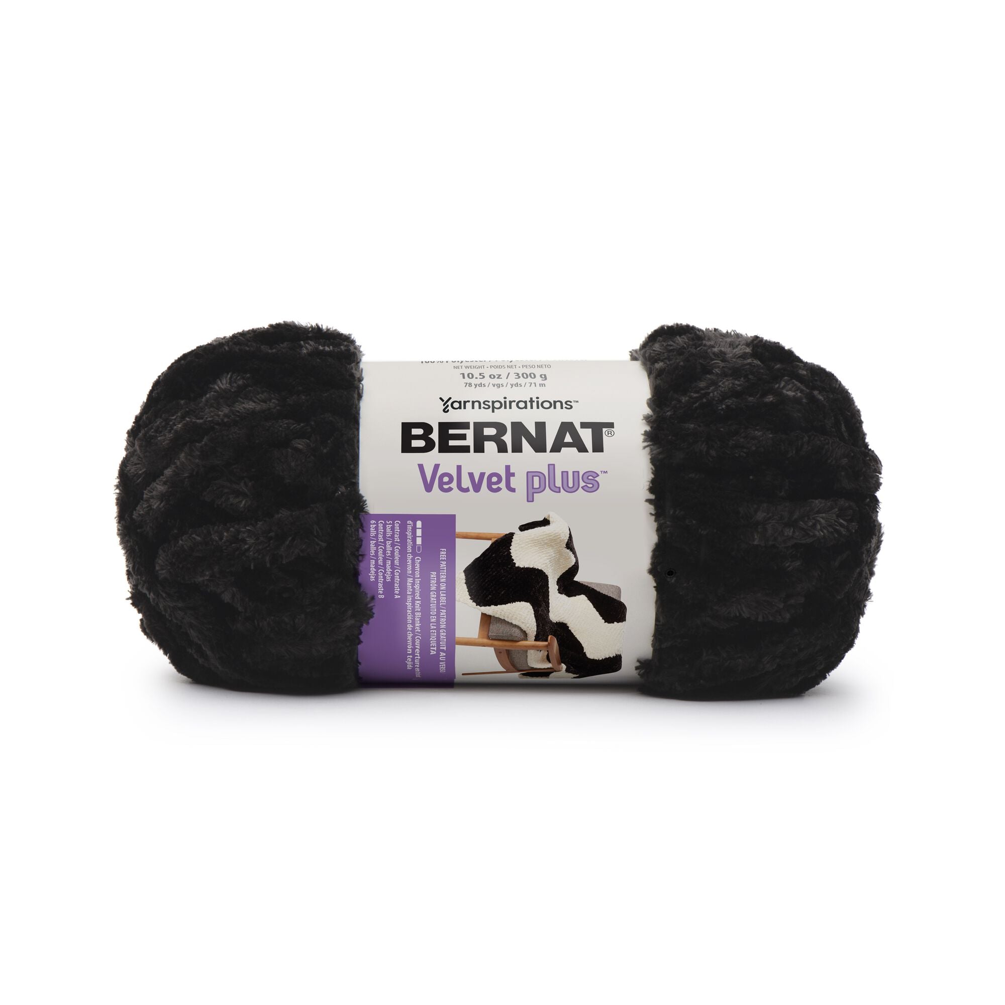 Bernat Velvet Plus Gomitolo Di Filato Vellutato – Muschio Dorato, 300g/71m, Categoria Super Bulky #6, Per Uncinetto E Maglia