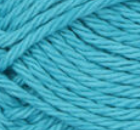 Mod Blue (bright, light blue) ball of Bernat Handicrafter Cotton (small, 50g ball)