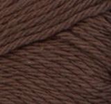 Warm Brown ball of Bernat Handicrafter Cotton (small, 50g ball)