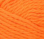 Hot Orange (bright, light orange) ball of Bernat Handicrafter Cotton (small, 50g ball)