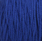 Swatch of Bernat Super Value yarn in shade royal blue