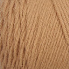 Swatch of Bernat Super Value yarn in shade topaz (pale beige/light brown)
