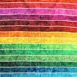 Bohemian Rhapsody: Rainbow Panel - (45" x 72") - 100% Cotton