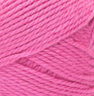 Swatch of Bernat Softee Baby yarn in shade petunia (magenta)