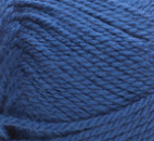 Swatch of Bernat Softee Baby yarn in shade navy