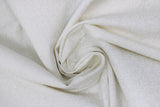 Swirled swatch white cotton fabric in style branch (white "greenery" looking pattern)