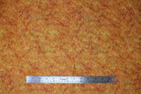 Flat swatch fur fabric (orange/yellow fur look fabric)