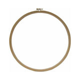 Round wooden embroidery hoop size 6"