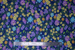 Group swatch wildflowers printed fabrics in various styles/colours