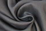 Swirled swatch black linen fabric
