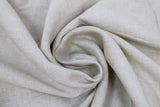 Swirled swatch linen fabric in shade linen (pale beige grey/neutral)