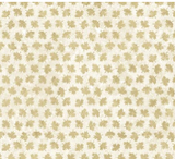 Square swatch Oh Canada collection fabric (white fabric with beige maple leaves)