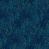 Square swatch shade 400 fabric (dark blues and greens marbled look fabric in swoopy vertical stripes)