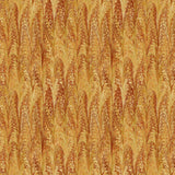 Square swatch shade 402 fabric (golden yellows and oranges marbled look fabric in thin vertical stripes)
