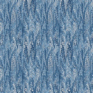 Group swatch assorted fabrics from The Art of Marbling: Artful Indigo collection