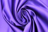Swirled swatch clematis blue (electric purple) fabric