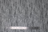 Flat swatch light grey knit fabric (light grey knit look fabric with subtle black accents)
