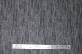 Flat swatch dark grey knit fabric (dark grey knit look fabric with subtle black accents)