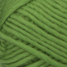 Cloverleaf (spring green) swatch of Patons Classic Wool Roving