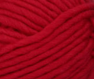 Cherry (red) swatch of Patons Classic Wool Roving