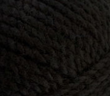 Swatch of Shetland Chunky yarn in shade black