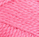 Swatch of Shetland Chunky yarn in shade pretty in pink (light/medium bubblegum pink)