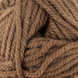 Patons Inspired Yarn swatch in Cocoa (medium brown)