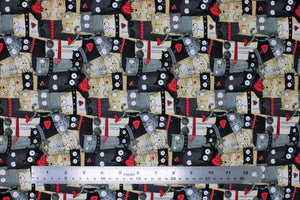 Group swatch No Ordinary Cats collection fabrics in various styles/colours