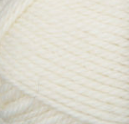 Winter White swatch of Patons Classic Wool Worsted