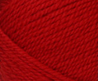 Bright Red swatch of Patons Classic Wool Worsted