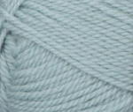Seafoam (pale green) swatch of Patons Classic Wool Worsted