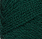 Evergreen (forest green) swatch of Patons Classic Wool Worsted